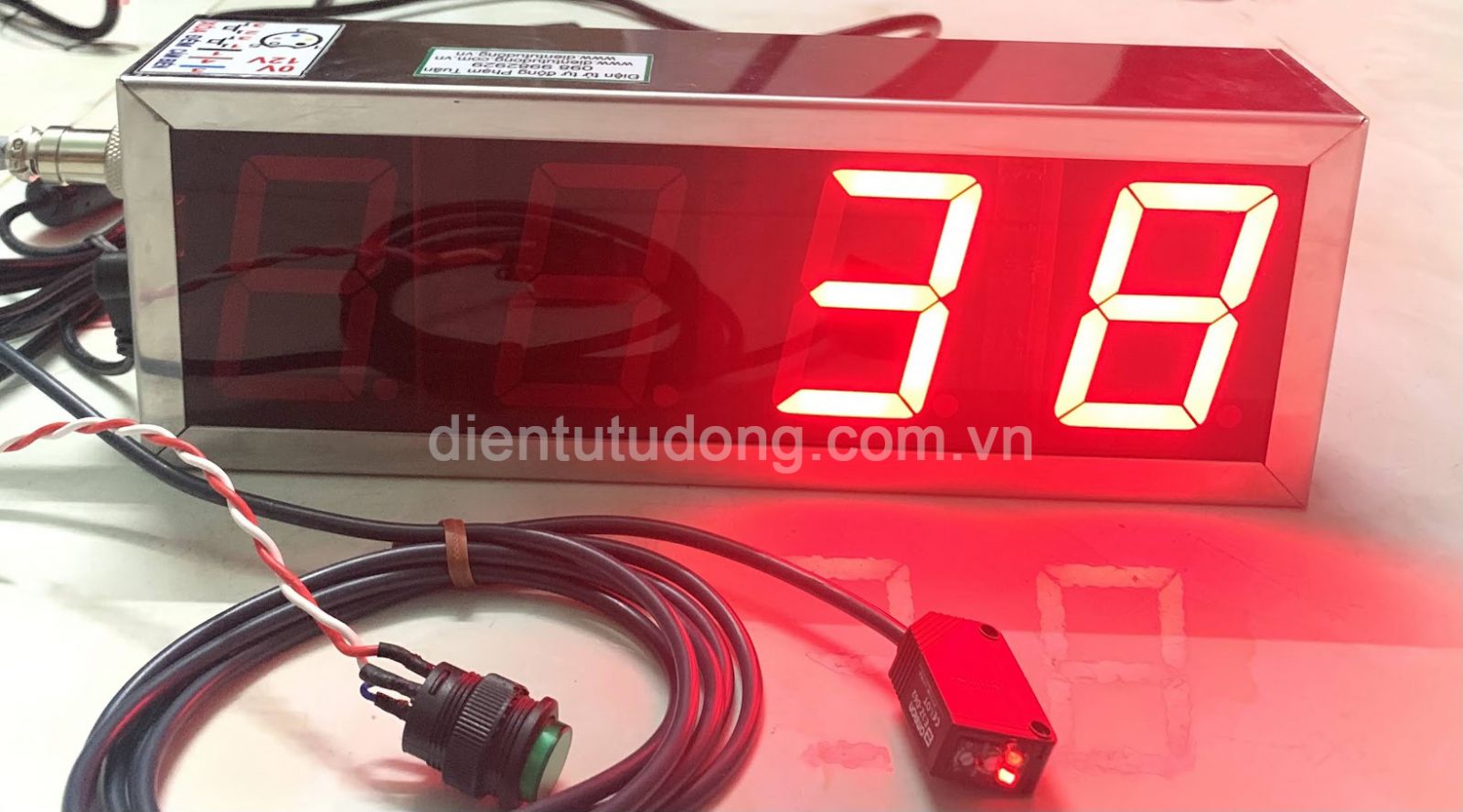 Bộ đếm sản phẩm  hiển thị 2 mặt led